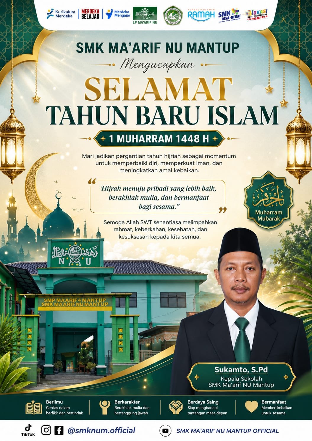 Gambar Berita: MOMENTUM HIJRAH MENUJU PRIBADI YANG LEBIH BAIK